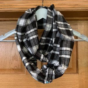Plaid Fleece Infinity Scarf